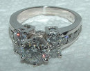 4.01 carats DIAMOND engagement ring large 2 carat