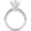 3.50 carat diamonds anniversary ring micro pave ring