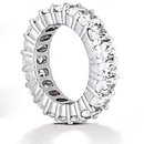 Oval cut diamond eternity wedding band 9.5 Ct. Diamonds