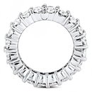 Oval cut diamond eternity wedding band 9.5 Ct. Diamonds