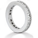 10.50 Ct. Diamonds eternity wedding band white gold