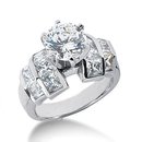 3.75 carat diamonds anniversary ring F VVS1 diamonds