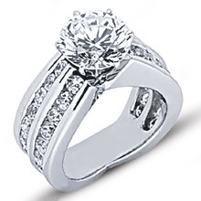 Beautiful diamonds 4.25 carats diamond engagement ring