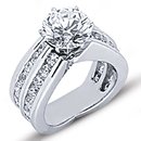 Beautiful diamonds 4.25 carats diamond engagement ring