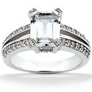 2.6 Ct. Diamonds engagement ring F VS1 big diamond ring