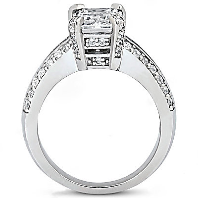 2.6 Ct. Diamonds engagement ring F VS1 big diamond ring