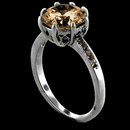 Champagne diamonds anniversary ring 3 ct. diamonds ring