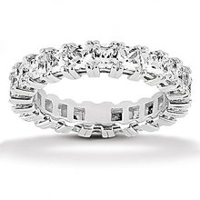 Diamond eternity wedding band F VS1 diamonds 10.20 Ct.