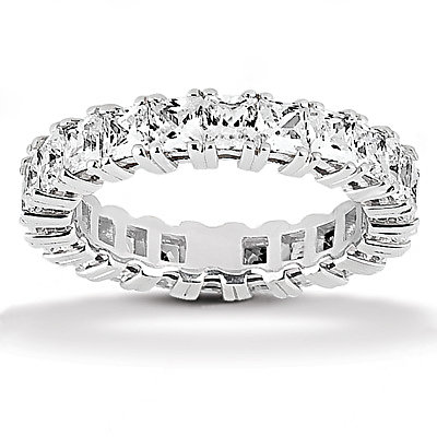 Diamond eternity wedding band F VS1 diamonds 10.20 Ct.