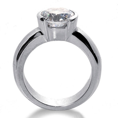 F VS1 DIAMOND RING 2.50 carat solitaire white gold
