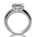 F VS1 DIAMOND RING 2.50 carat solitaire white gold