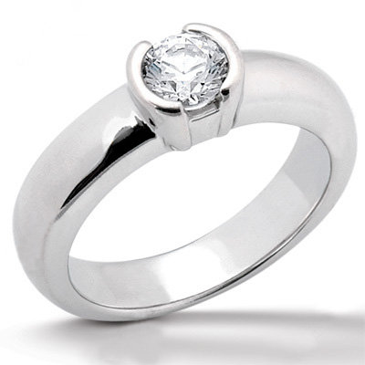 F VS1 DIAMOND RING 2.50 carat solitaire white gold