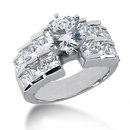 5.25 carat diamonds engagement ring real big diamonds
