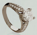 5 carat G VS1/SI1 diamond solitaire ring PLATINUM