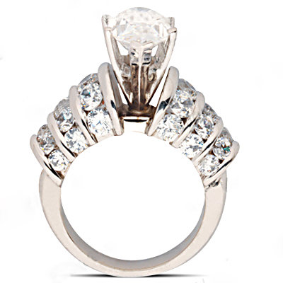 Big diamond ring marquise cut diamonds 4.75 ct. ring
