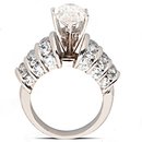 Big diamond ring marquise cut diamonds 4.75 ct. ring