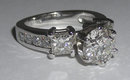 5.01 carats gold diamond ring real genuine diamonds
