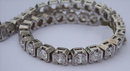 15.85 carats VS DIAMOND half bezel new TENNIS BRACELET