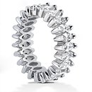 Gorgeous 11 Ct. diamonds marquise cut wedding band ring