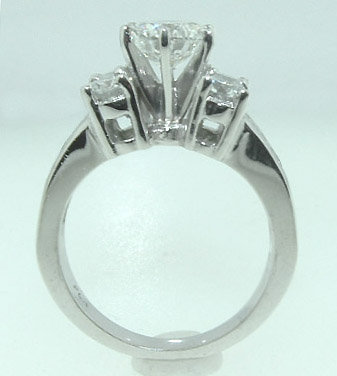 5.01 carats DIAMOND engagement ring large 2.51 carat