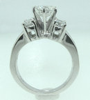 5.01 carats DIAMOND engagement ring large 2.51 carat