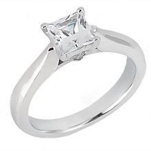 F VS1 solitaire DIAMOND ENGAGEMENT RING 1.25 ct.