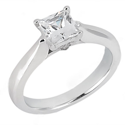 F VS1 solitaire DIAMOND ENGAGEMENT RING 1.25 ct.