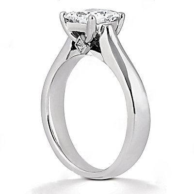 F VS1 solitaire DIAMOND ENGAGEMENT RING 1.25 ct.