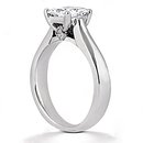 F VS1 solitaire DIAMOND ENGAGEMENT RING 1.25 ct.