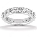 2.71 Carat womens eternity wedding band gold jewelry