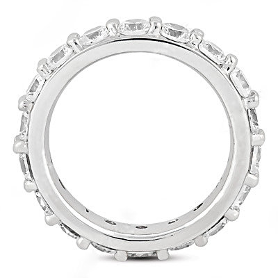 2.71 Carat womens eternity wedding band gold jewelry