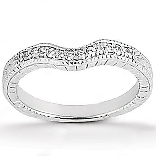 1.77 cts diamond wedding ring white gold F VS1 diamonds