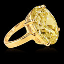 5.01 ct. yellow canary ring oval cut diamond solitaire