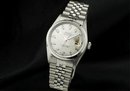 Rolex DATE JUST stainless steel diamond dial SS watch