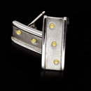 Yellow canary diamonds 0.50 ct. earrings push back