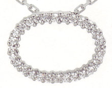 2.01 carat Oval Expensive Diamond Jewelry gold necklace