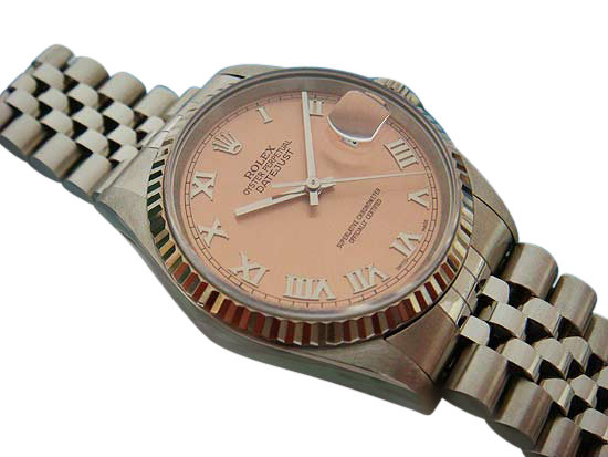 Bronze roman dial date just mens rolex datejust watch