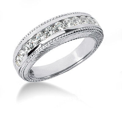 Beautiful 1.41 Carat diamonds engagement set white gold