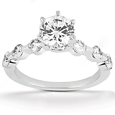 Diamonds 1.61 ct. wedding band set gold jewelry ring