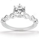 Diamonds 1.61 ct. wedding band set gold jewelry ring