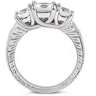 1.87 Ct. DIAMOND RING three stone wedding diamond ring