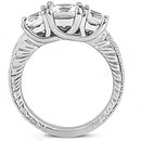 1.87 Ct. DIAMOND RING three stone wedding diamond ring