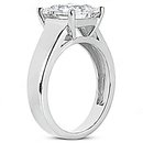 1.01 Ct. diamond solitaire engagement ring white gold