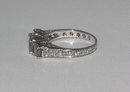 2.75 carat diamonds 3 stone engagement ring white gold