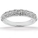 1.85 Ct. Diamonds wedding ring band set white gold ring