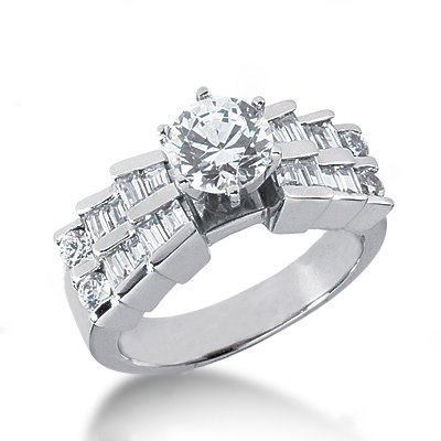3.01 carat diamonds anniversary ring gold white new