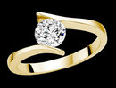 1.51 carat diamond engagement ring solitaire ring gold