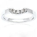 1.51 Ct. diamonds wedding band set F VS1 diamonds ring