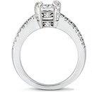 Princess cut diamond engagement ring 2.20 ct. diamonds