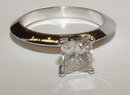 1.75 ct. F VS1 diamond solitaire engagement ring gold